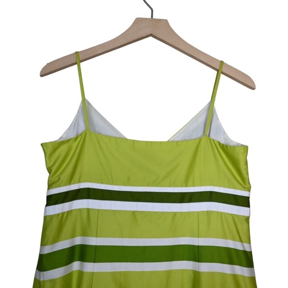 Ann Taylor Womens 8 Striped Spaghetti Strap Lined Dress - Picture 4 of 9